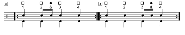 solfege progressif. Noires & paires de croches